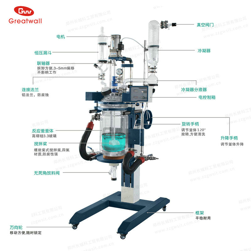 玻璃反应釜挡板作用